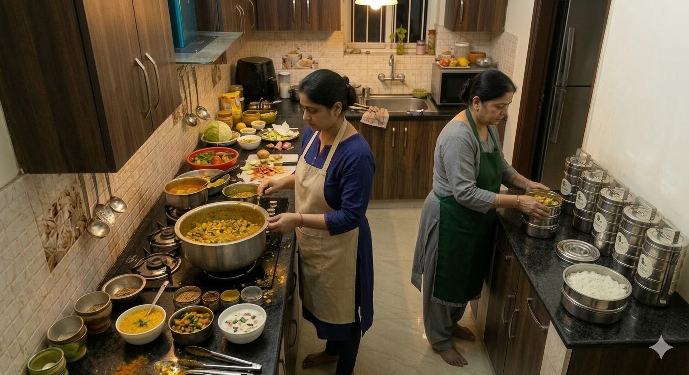 SatvikMeals fresh tiffin