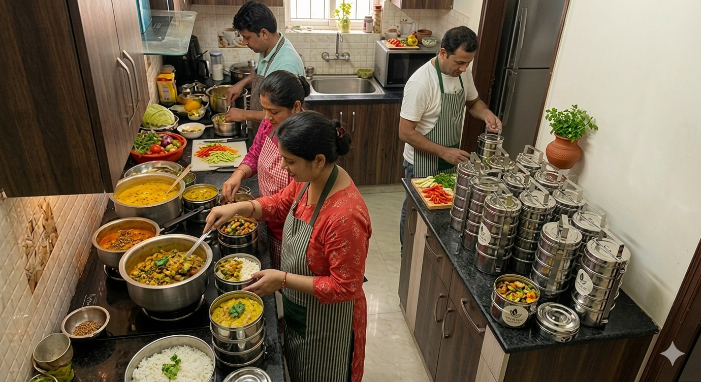SatvikMeals fresh meal preparation